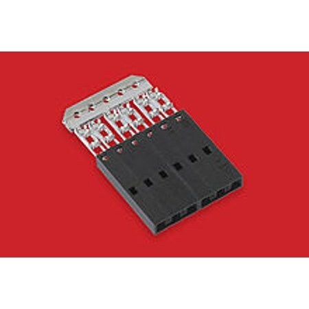 Molex Board Connector, 5 Contact(S), 1 Row(S), Female, 0.1 Inch Pitch, Idc Terminal, Locking, Black 14600051